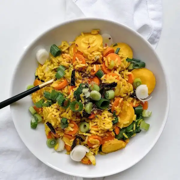 Gemüse Curry mit Rice Menü - 